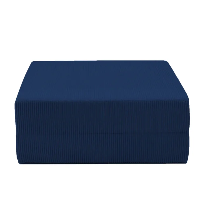 Compressed Nova Ottoman - Blue