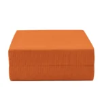 Compressed Nova Ottoman - Orange