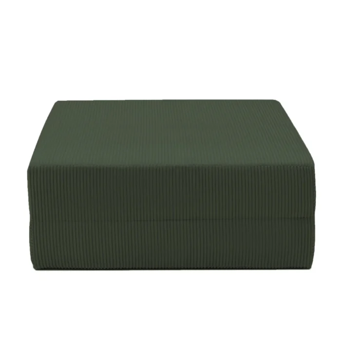 Compressed Nova Ottoman - Vintage Green