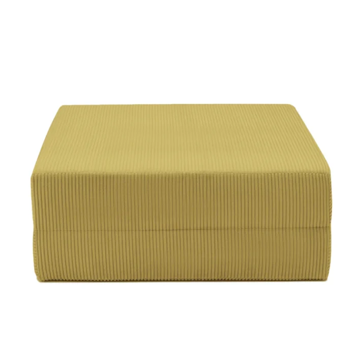 Compressed Nova Ottoman - Yellow