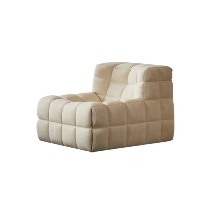 Livo Single Modular Compressed Sofa - White