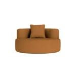 Milan Single Compressed Sofa - Camel