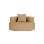 Milan Single Compressed Sofa - Sand