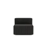 Milo Modular Compressed Sofa - Single Seater Black