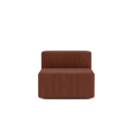 Milo Modular Compressed Sofa - Single Seater Chestnut