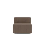 Milo Modular Compressed Sofa - Single Seater Coffee