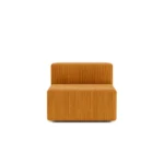 Milo Modular Compressed Sofa - Single Seater Tangerine