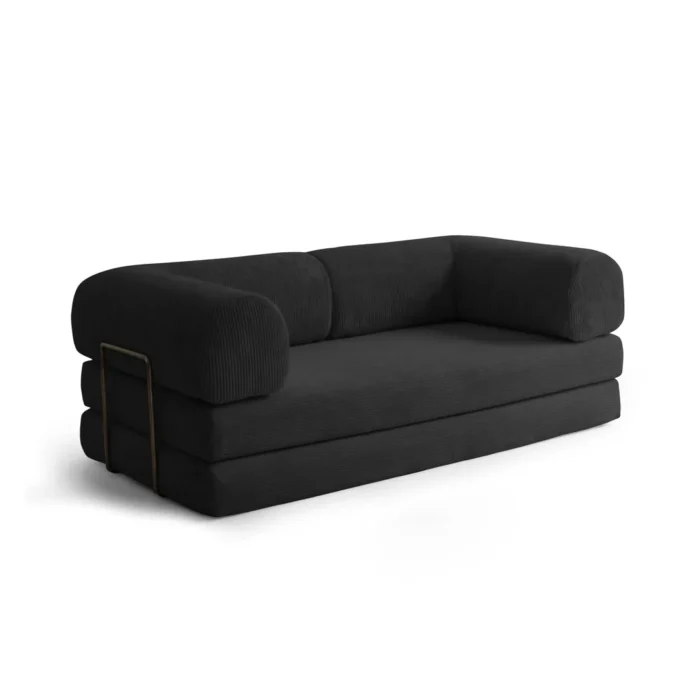Nova Compressed Sofa Bed - Black