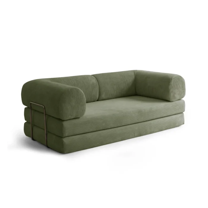 Nova Compressed Sofa Bed - Forest Green