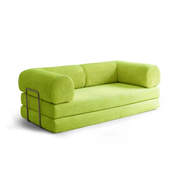Nova Compressed Sofa Bed - Lime