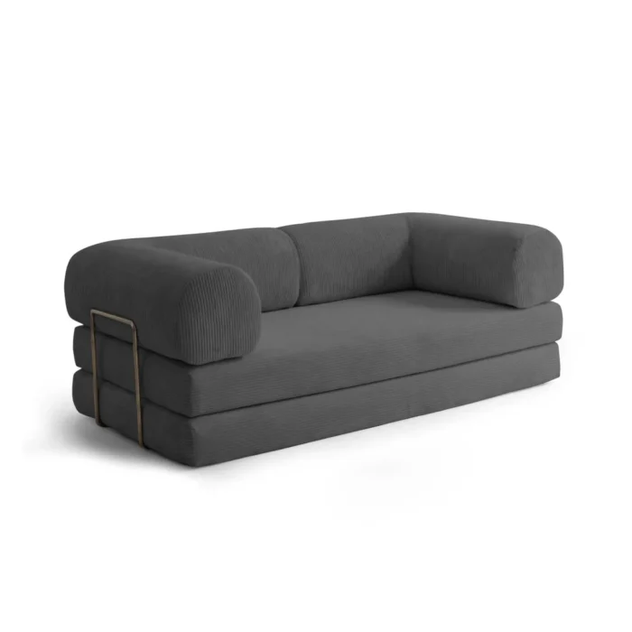 Nova Compressed Sofa Bed - Slate