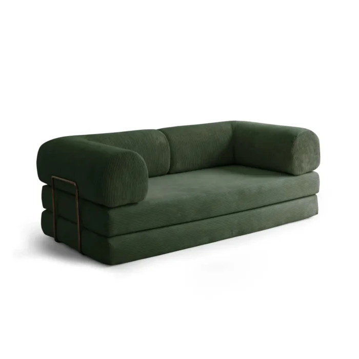 Nova Compressed Sofa Bed - Vintage Green