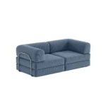 Nova Modular Compressed Sofa Bed Aegean Blue