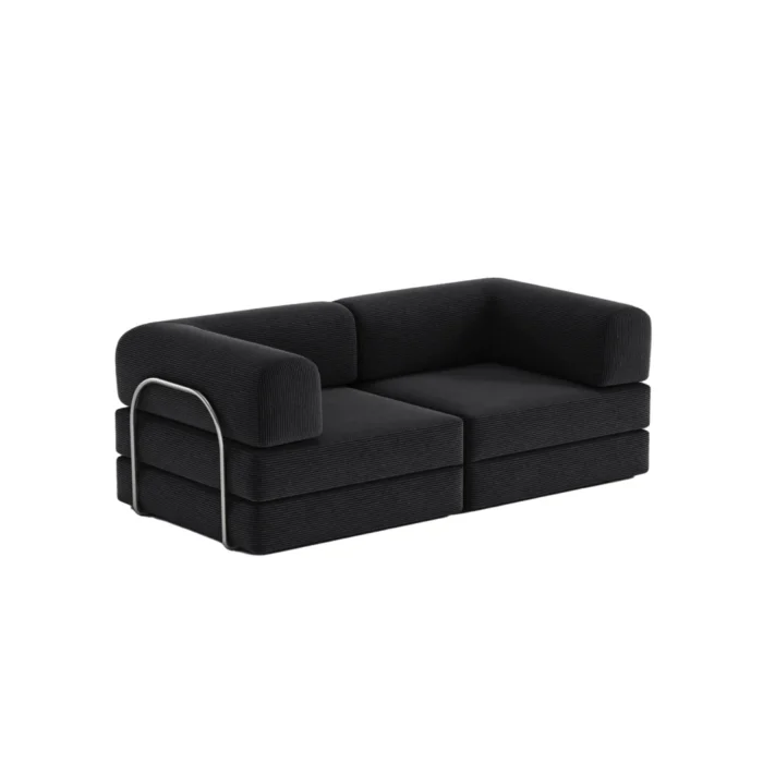Nova Modular Compressed Sofa Bed Black