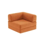 Nova Modular Compressed Sofa Corner Seat Orange
