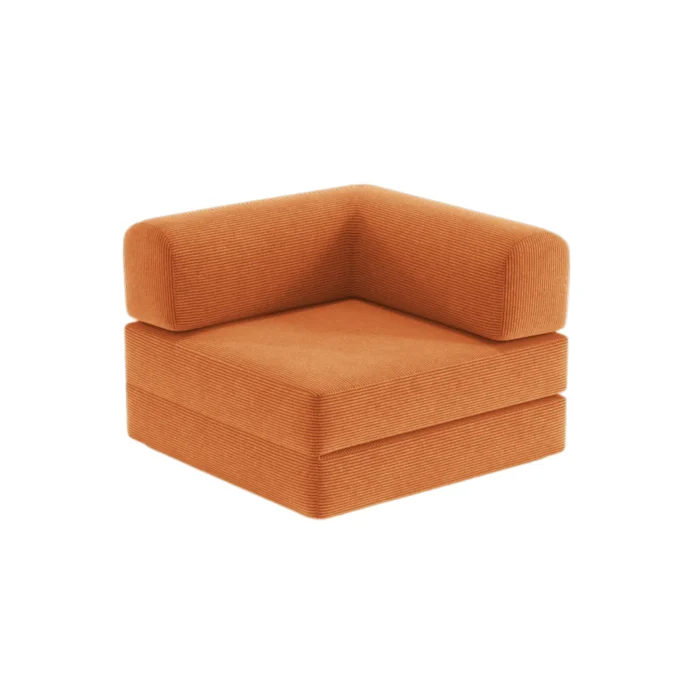 Nova Modular Compressed Sofa Corner Seat Orange