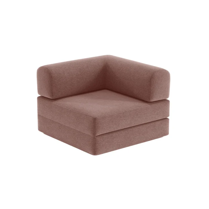 Nova Modular Compressed Sofa Dusty Rose