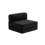 Nova Modular Single Seat Compressed Sofa - Black