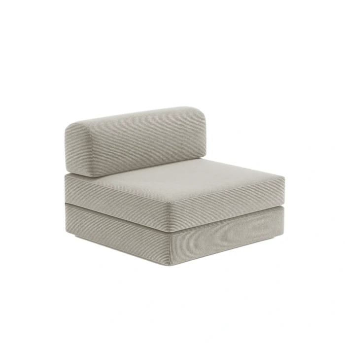 Nova Modular Single Seat - Eggshell