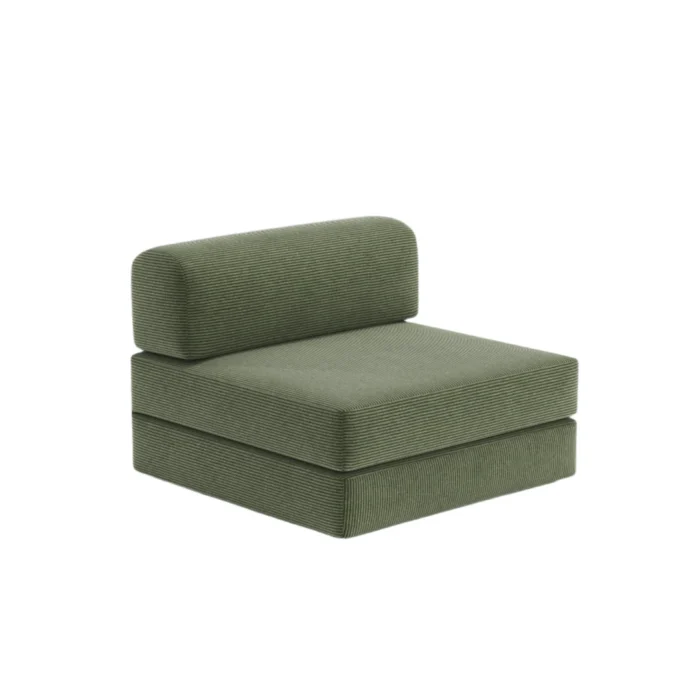 Nova Modular Single Seat - Forest Green