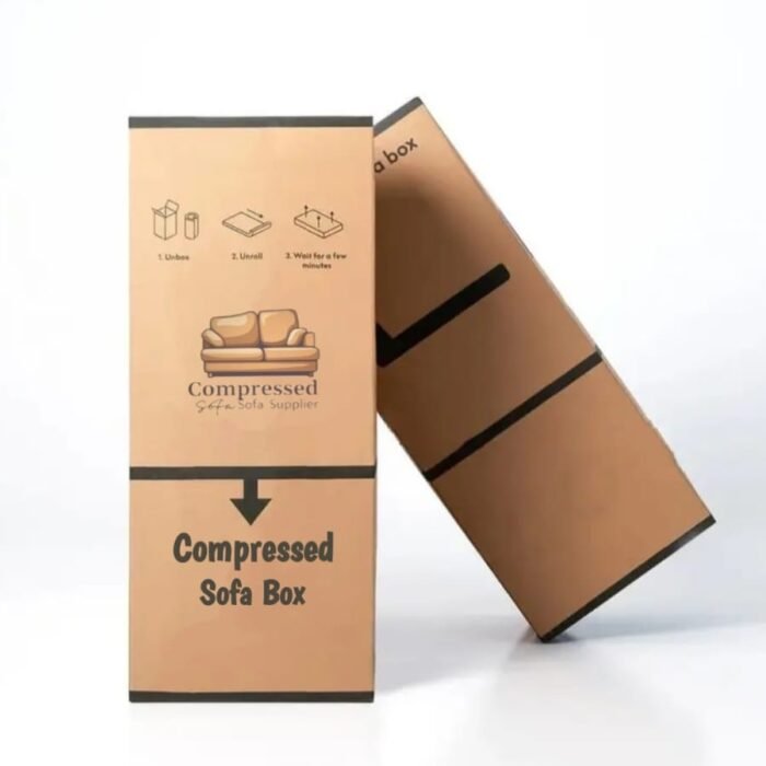 Retail Compressed Sofa in a Box - Best Cube Modulars Design